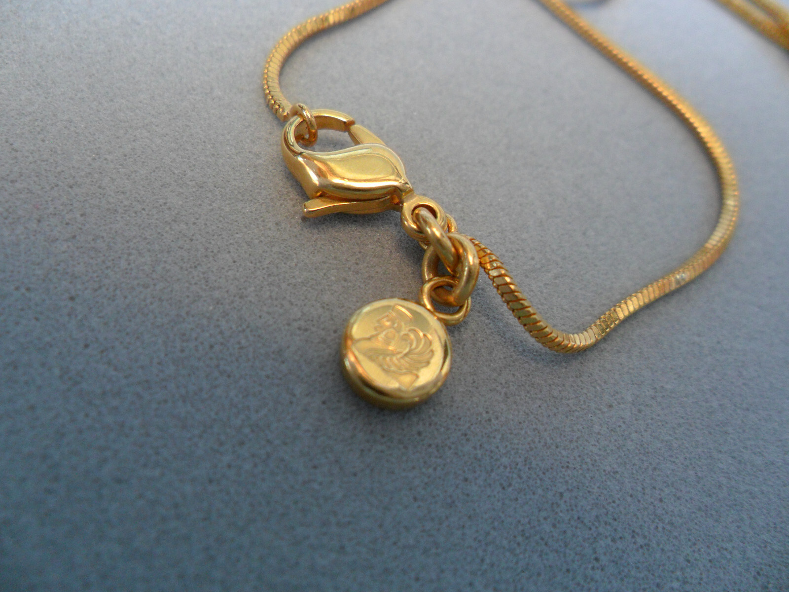 Frey Wille FREYWILLE Square Snake Chain 24K Gold plated 39 cm Made Germany NEW