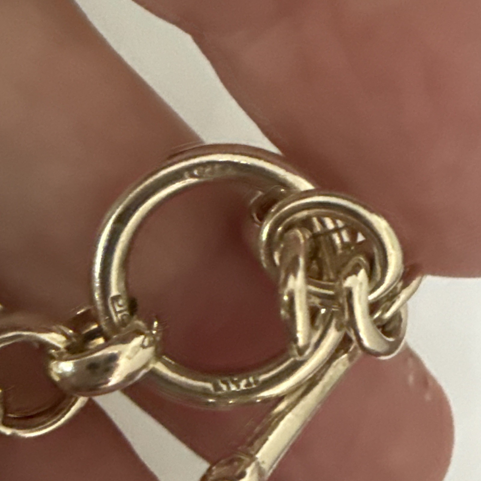 STERLING SILVER SOLID VINTAGE ROLO LINK CHAIN HEART PENDANT 26.2 GRAMS ITALY