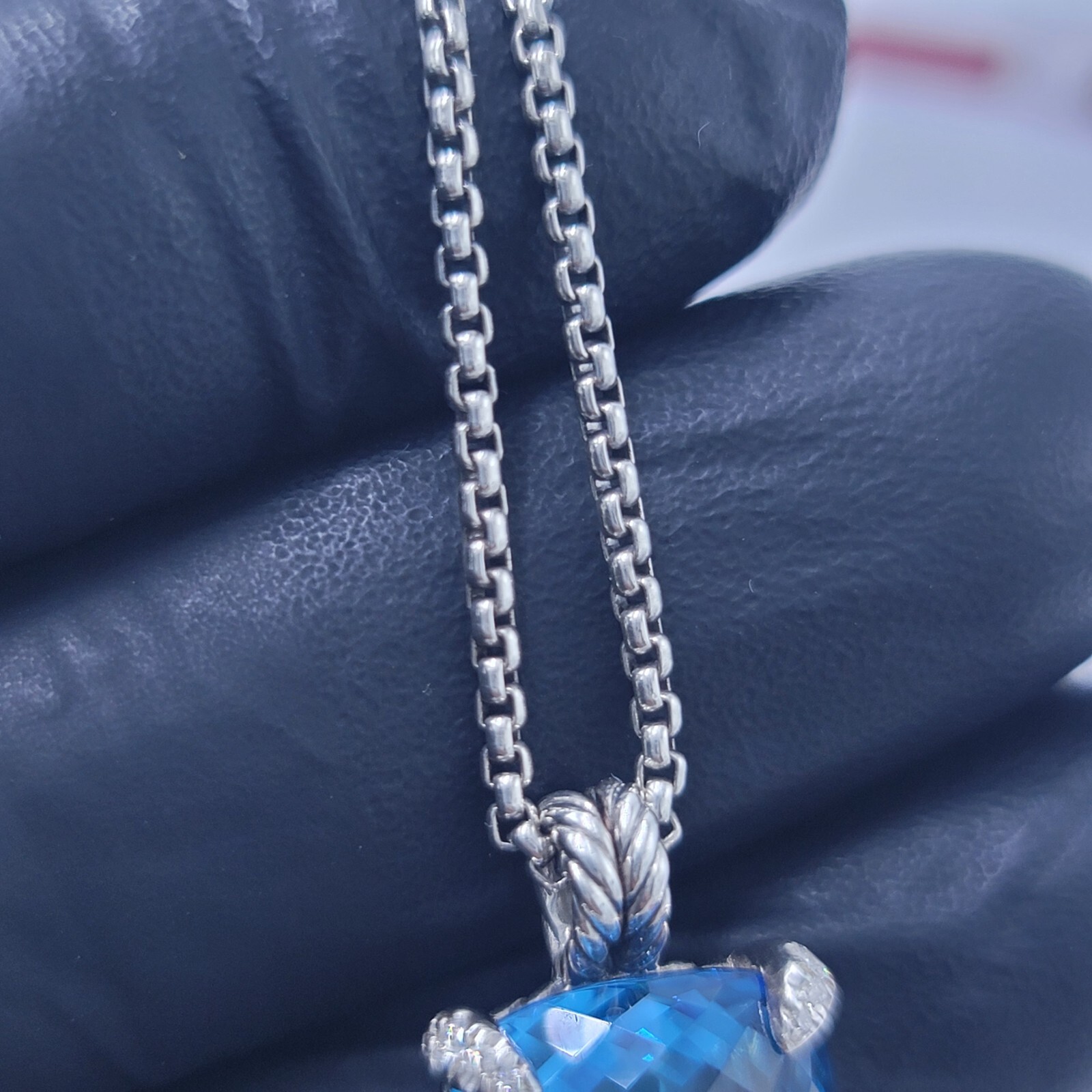 david yurman chatelaine pave diamond necklace