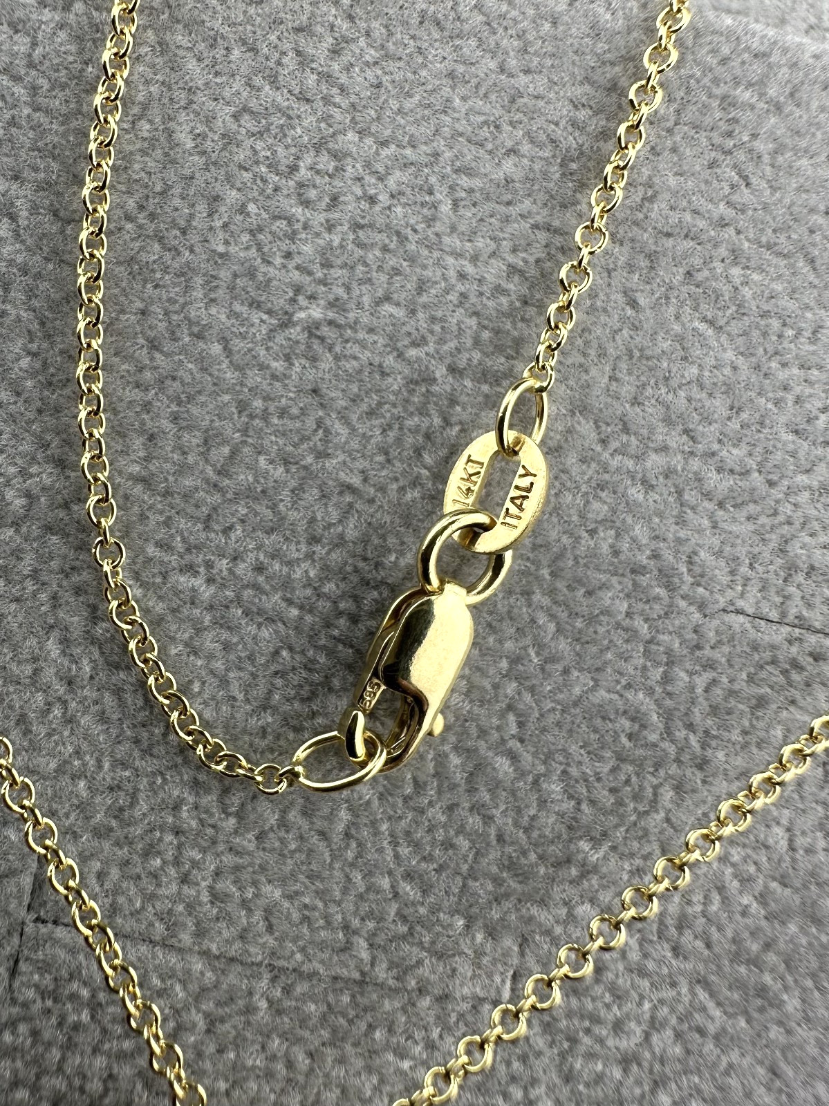 14k Gold GIA 17.87ct Natural Light Orangy Yellow Diamond Pendant Necklace