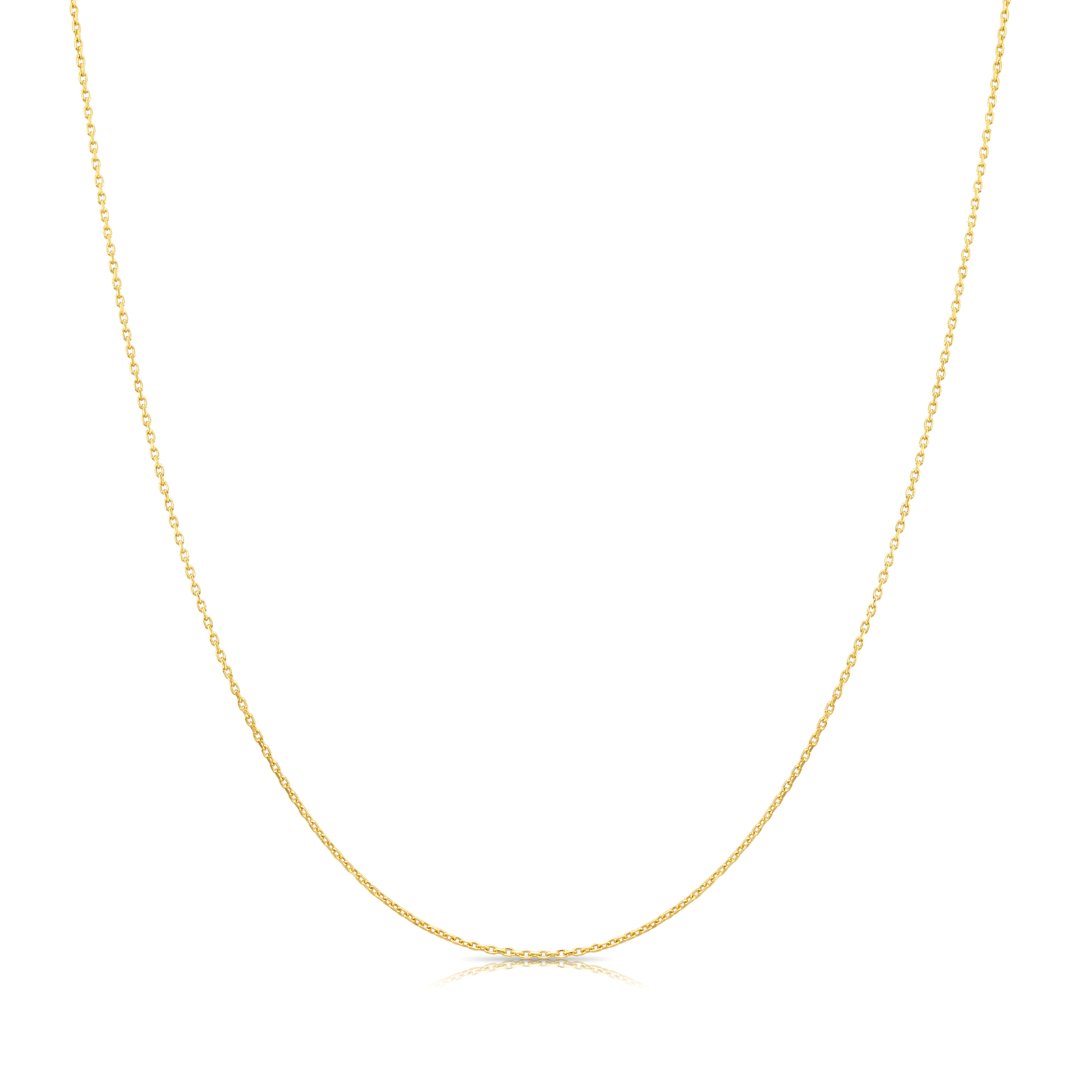 14K Real Solid Yellow Gold Dainty Owl Pendant Charm Necklace 18 in