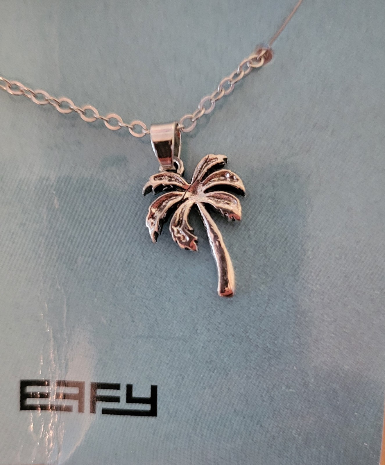 Designer EFFY Necklace w/ Brilliant Palm Tree NIP