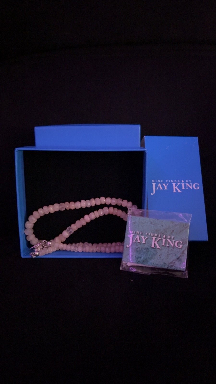 Jay King Mine Finds Multi-Color Pink and white necklace
