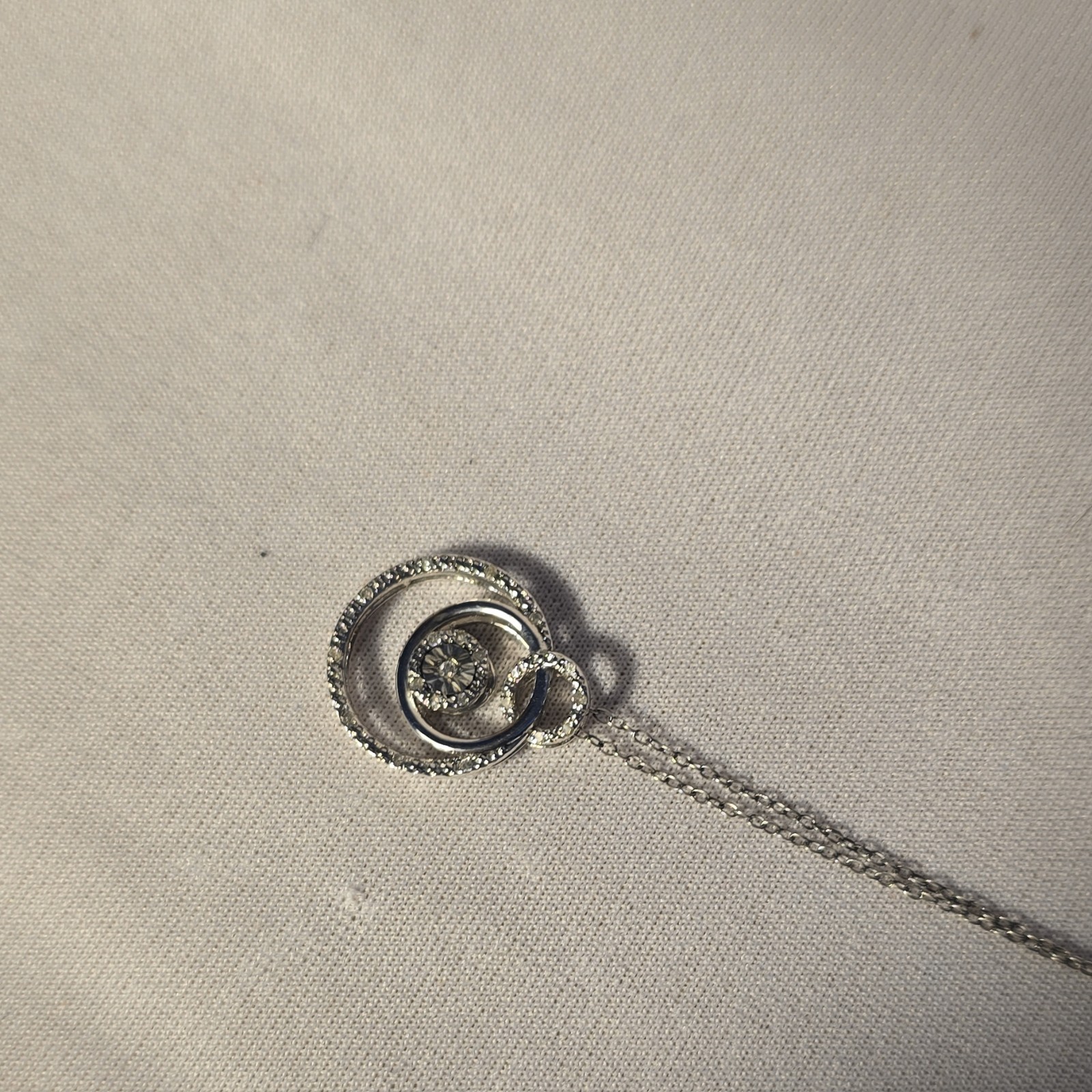 Diamond Pendant Necklace 1/10 Ctw Sterling Silver_ Macy’s