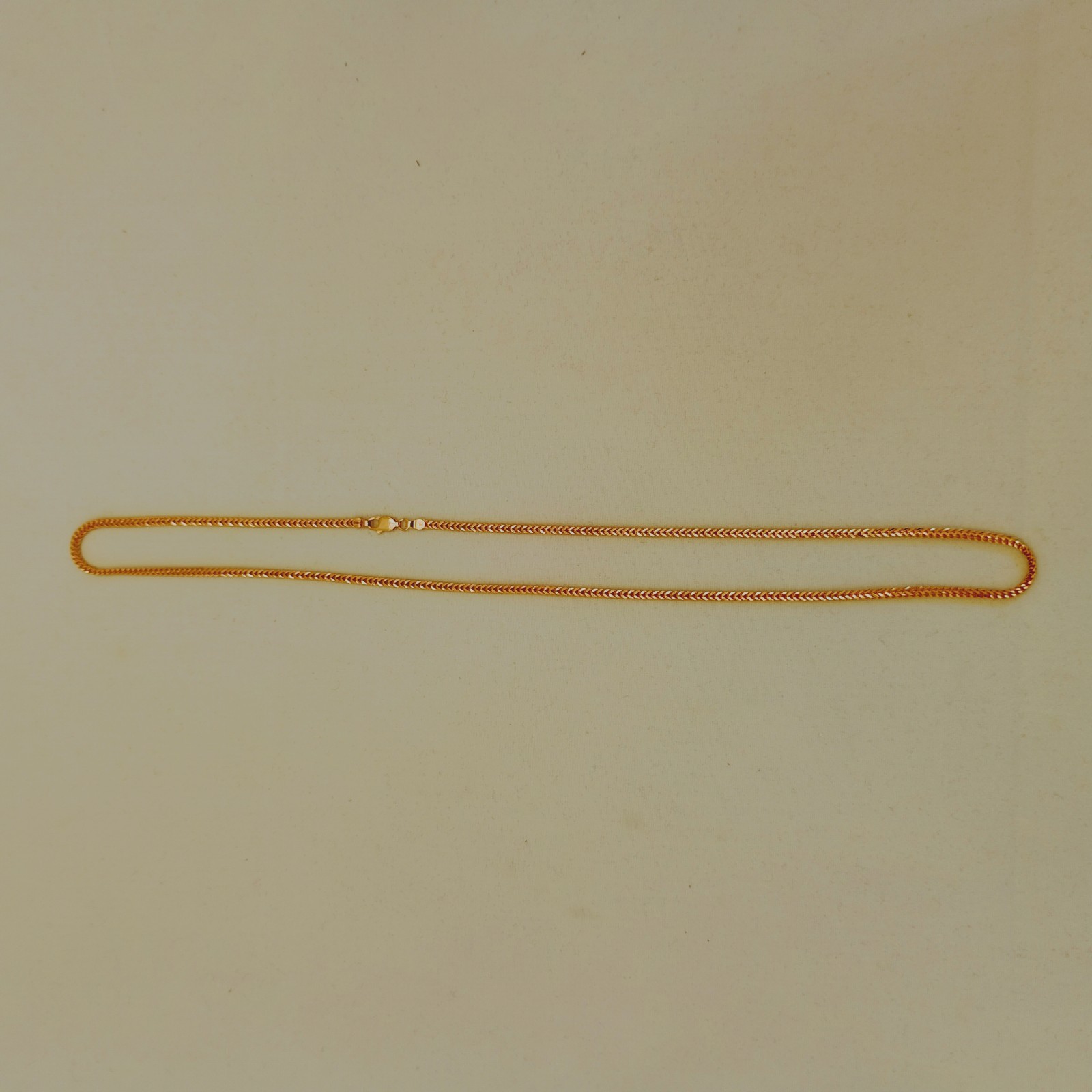 NEW!!! Just In!!!! – 22ct Solid Gold, Rectangular Fox Chain. 19.5g