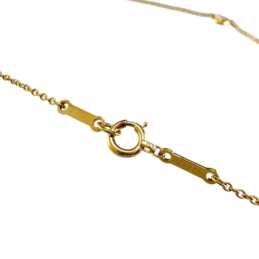 TIFFANY&Co. By the yard diamond Estimated 0.17ct Necklace K18YG yellow gold…