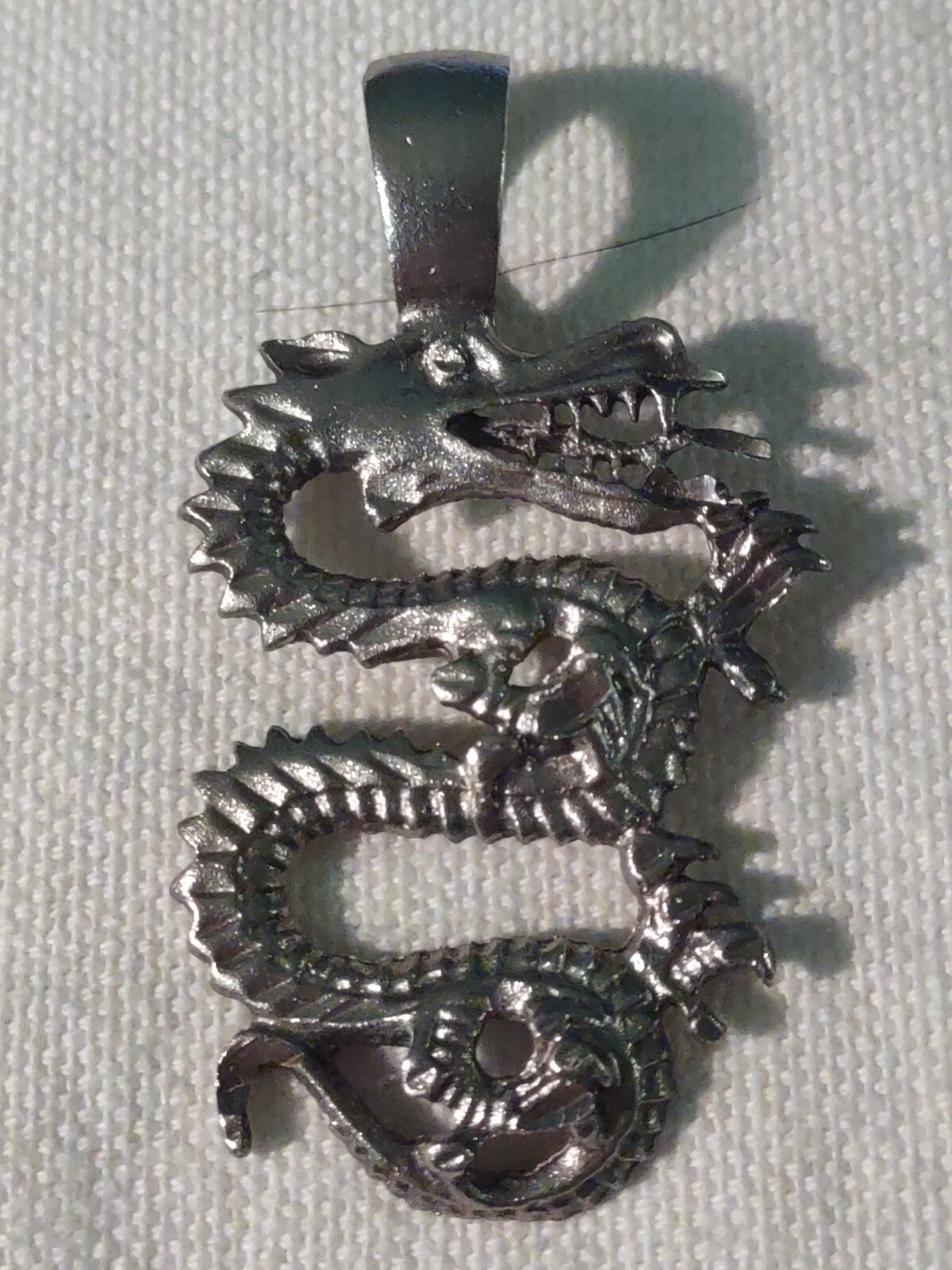 Pewter Dragon Pendant. Very good condition