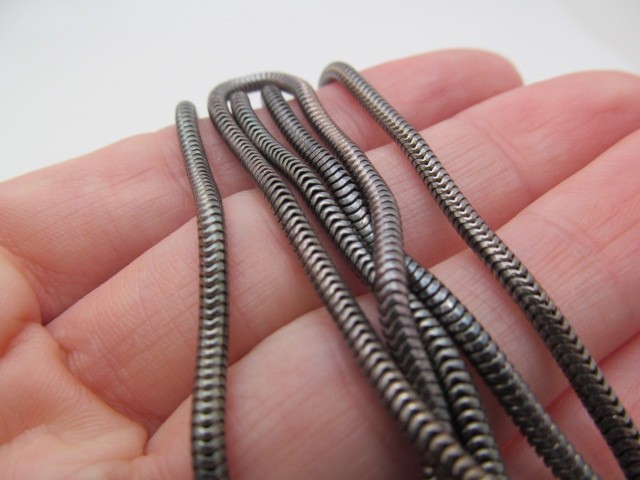 925 Sterling Silver Heavy Thick Snake Barrel 2.75mm Chain Necklace 32 In