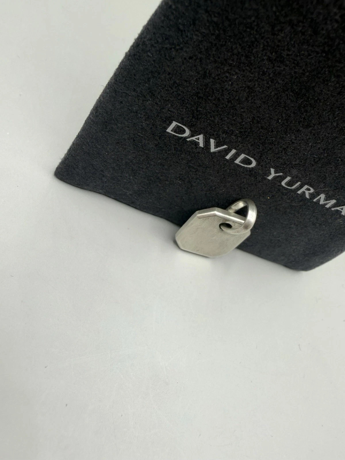 David Yurman Octagonal Amulet Sterling Silver, 15 mm