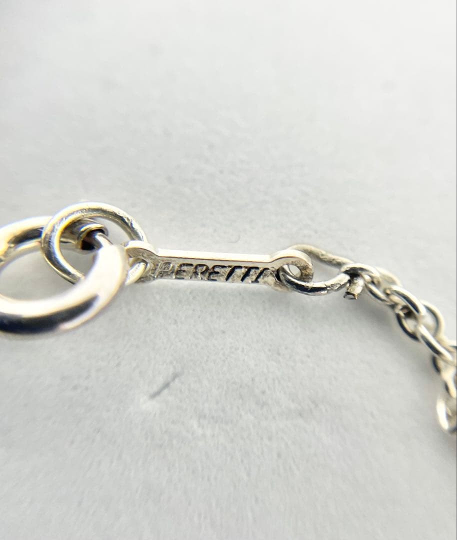 Tiffany & Co. Large Initial N Necklace Silver 925 Unisex Pre-Owned