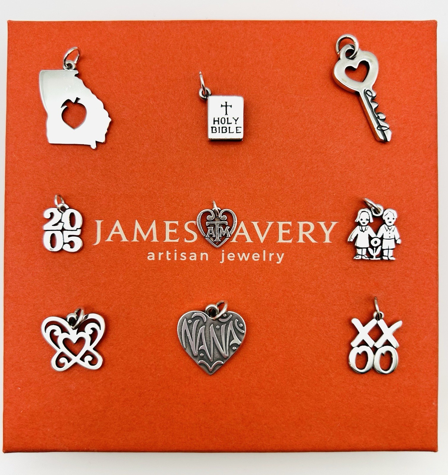James Avery Sterling Silver Charms – Multiple Designs Available -Sold Separately