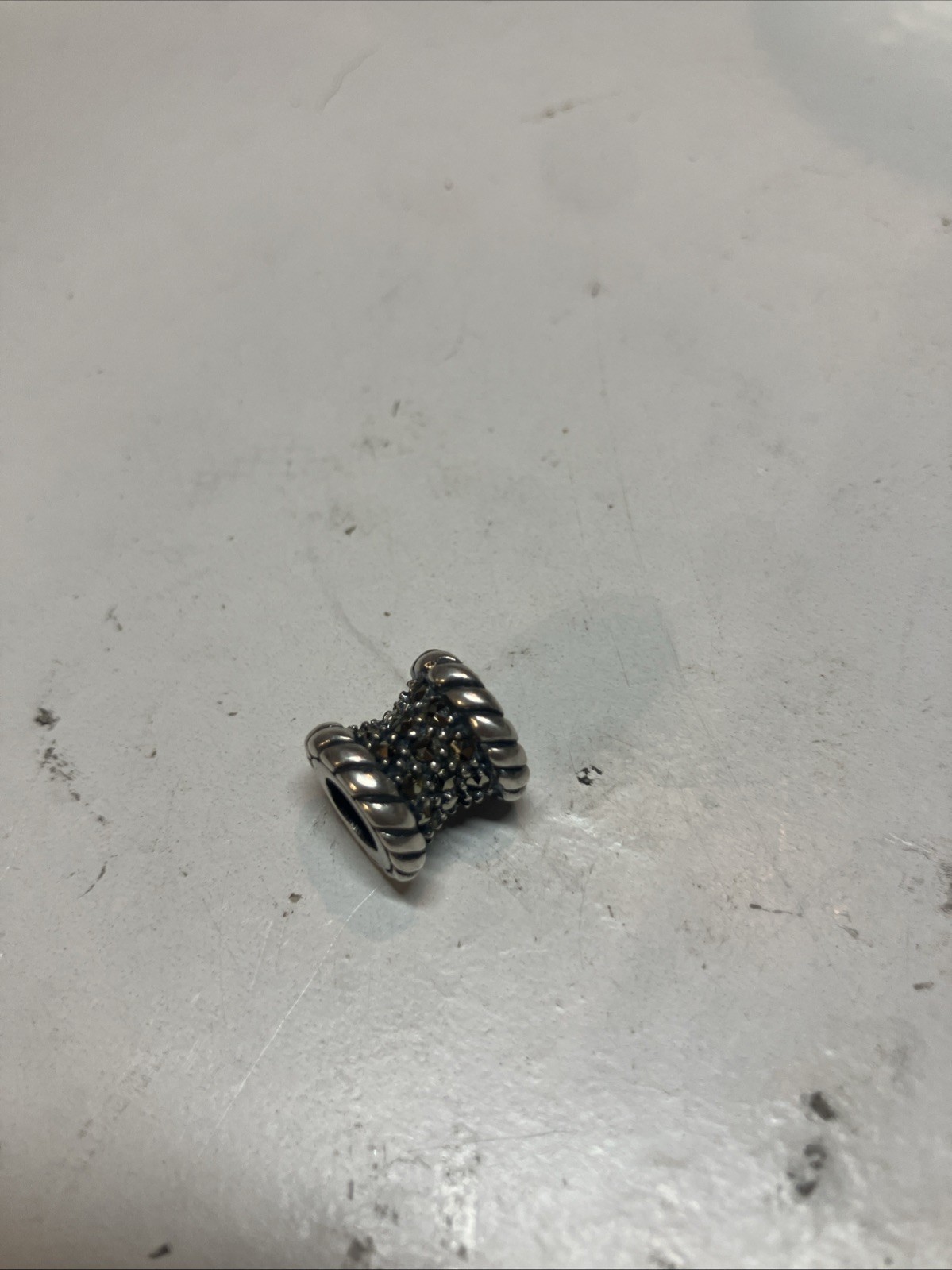 Thread Spool Pendant Sterling Silver 3.5 G Wearable Or Scrap Pandora?