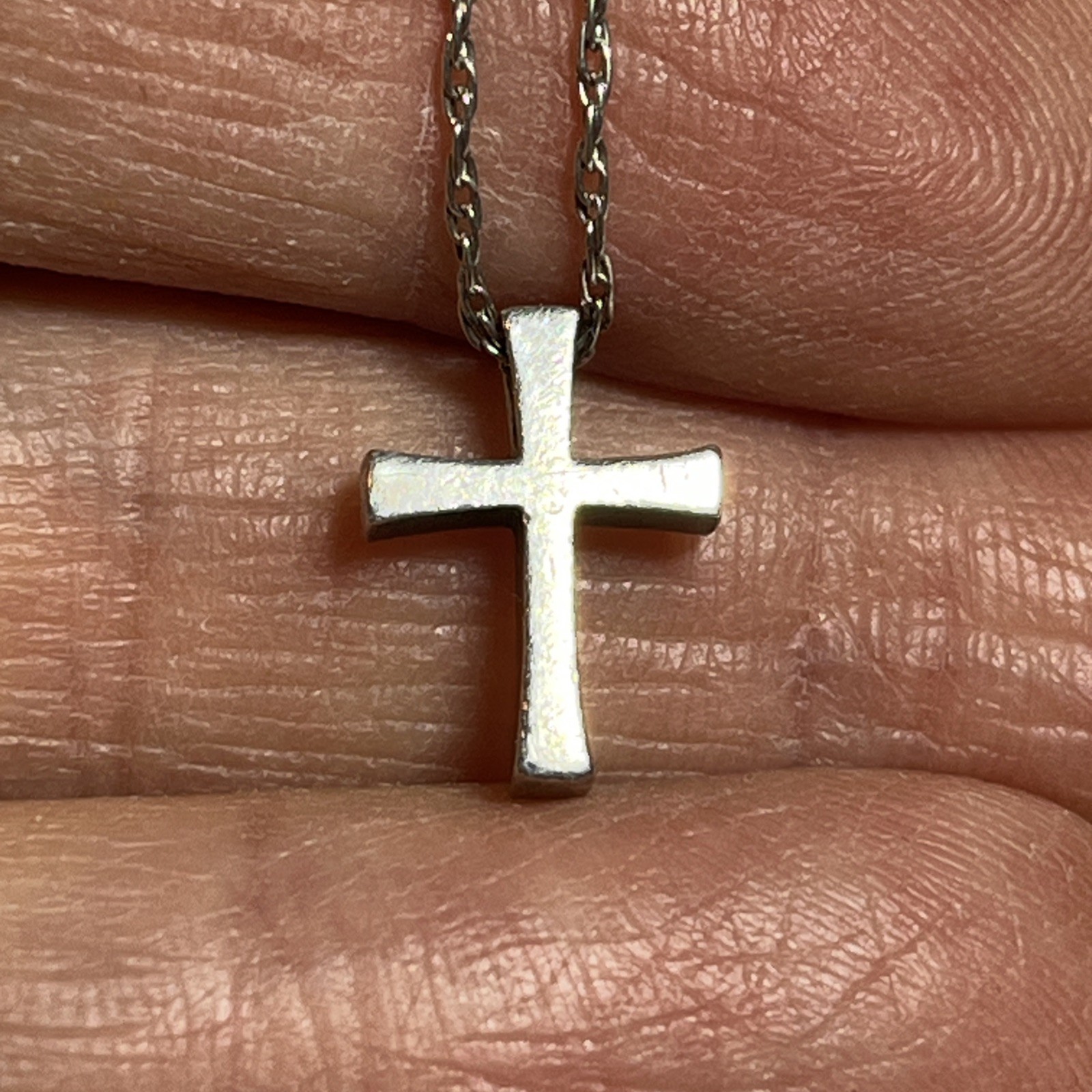 James Avery Sterling Petite Latin Cross Necklace