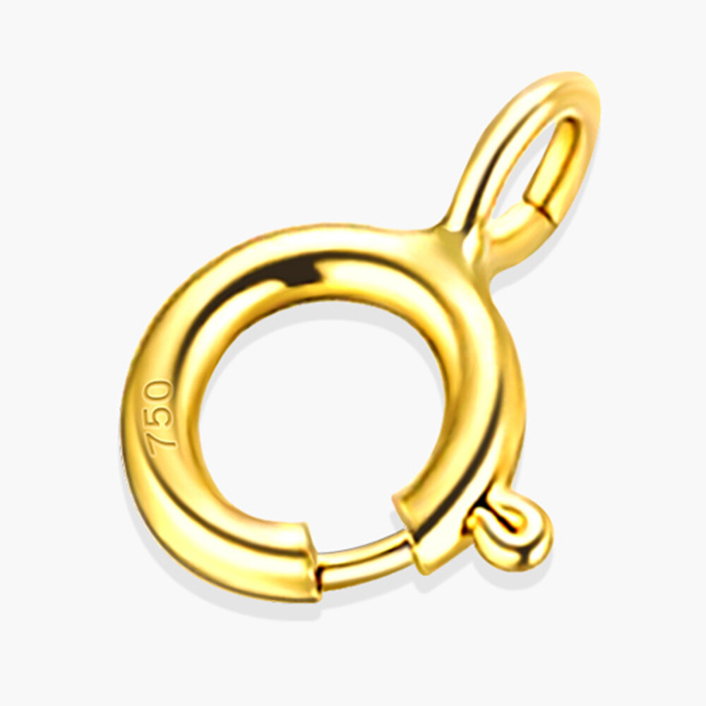 100% Pure 18K Yellow Gold Necklace for Women 18ct Solid Gold ROLO Chain 40/45cm