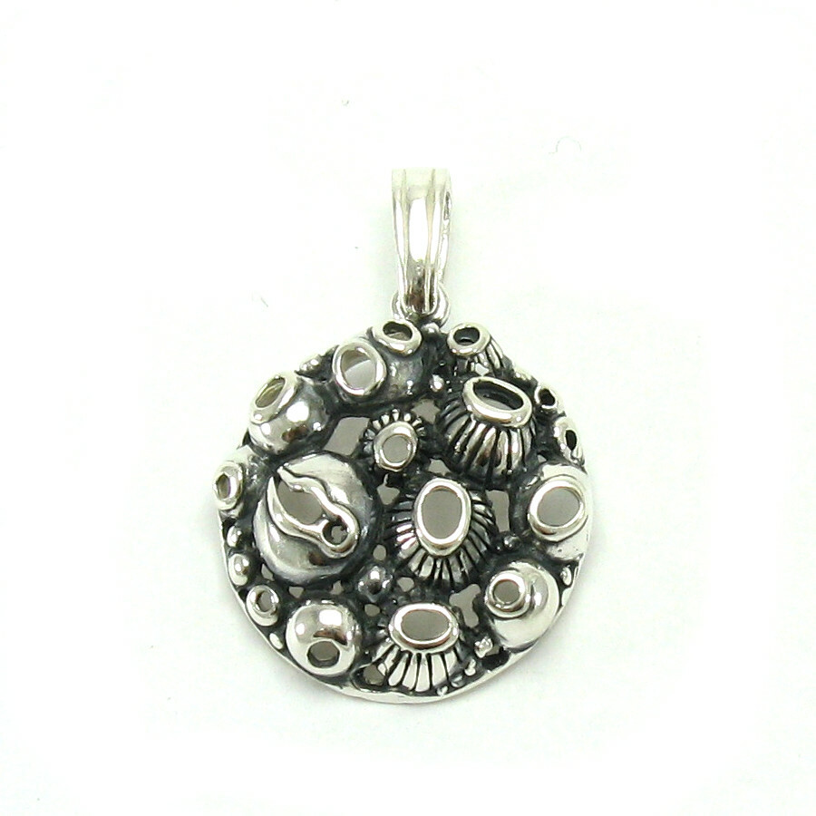 Extravagant Sterling Silver Pendant Hallmarked Solid 925 Nickel Free Empress New