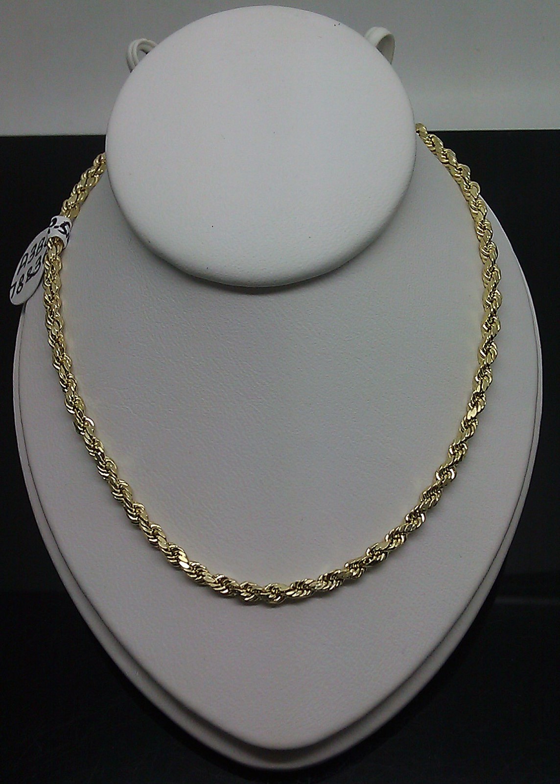 Gold Rope Chain men ladies 22″ Inch REAL GOLD 2.7mm Thick NEW 10k Yellow Gold