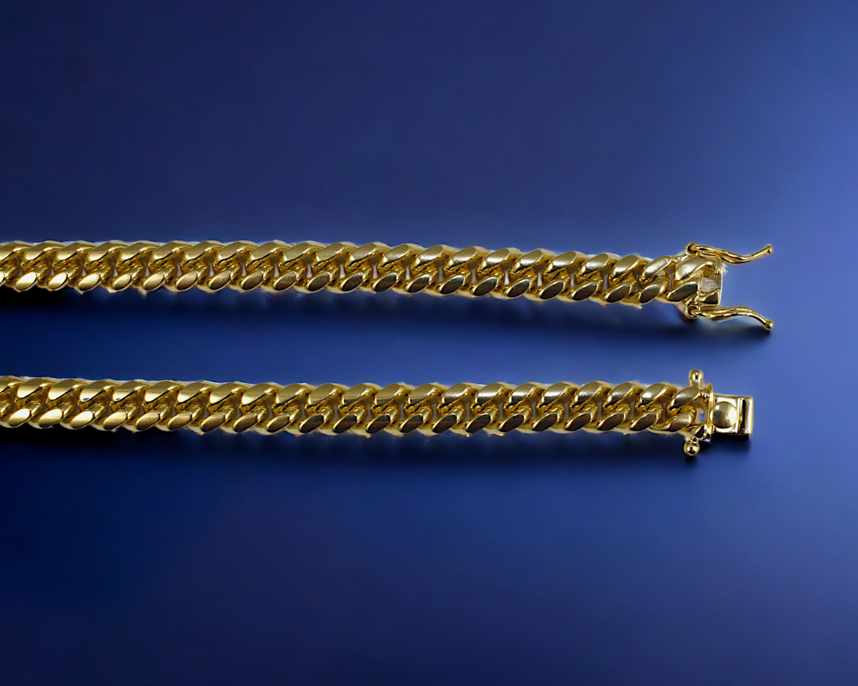 10K Yellow Gold SOLID Miami Cuban Link Necklace Bracelet Chain 2.5mm-11mm 7″-30″
