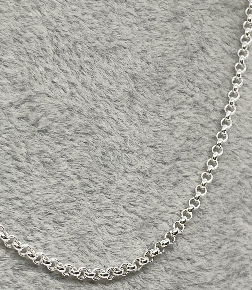 17.5 Inch Sterling Silver Belcher Chain 4grams