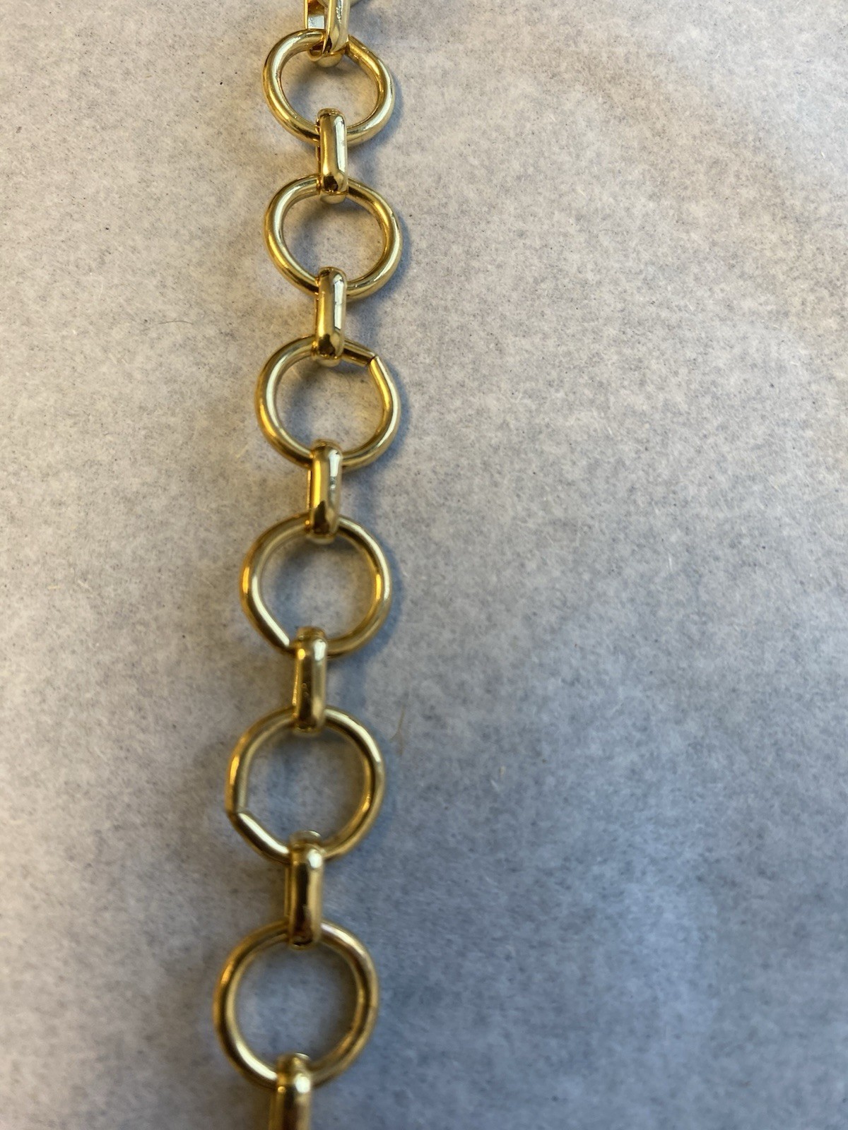 Chunky Cross Necklace 18K Gold Layered Hammered Jewelry Statement Pendant NWT US