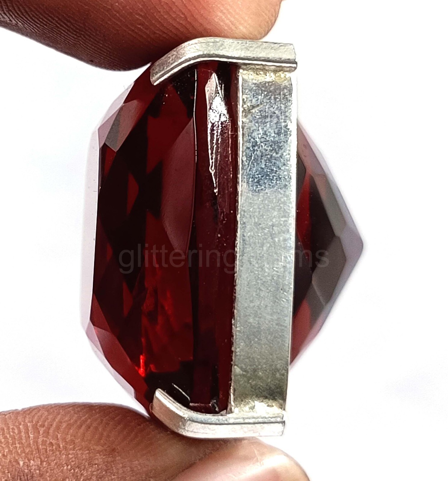 120.00 Ct Natural Red Ruby Pendant Cushion Cut IGL Certified Loose Gemstone 5DDM