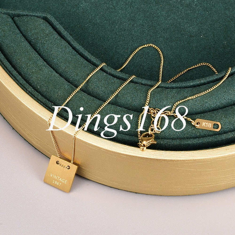 18K Yellow Gold Filled Hypoallergenic 0.5″Square 16+2.4 inch 1mm Choker Necklace