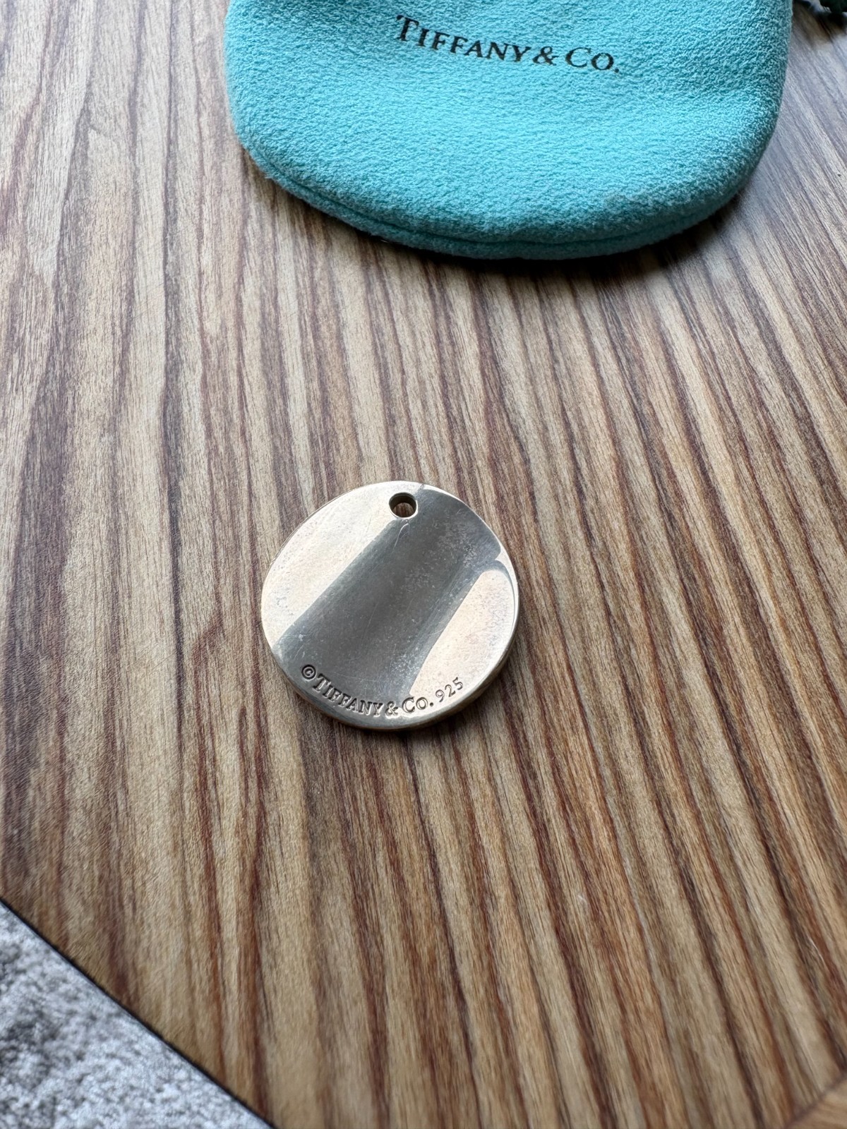 Tiffany & Co. Notes Collection Round Disc Pendant/Charm