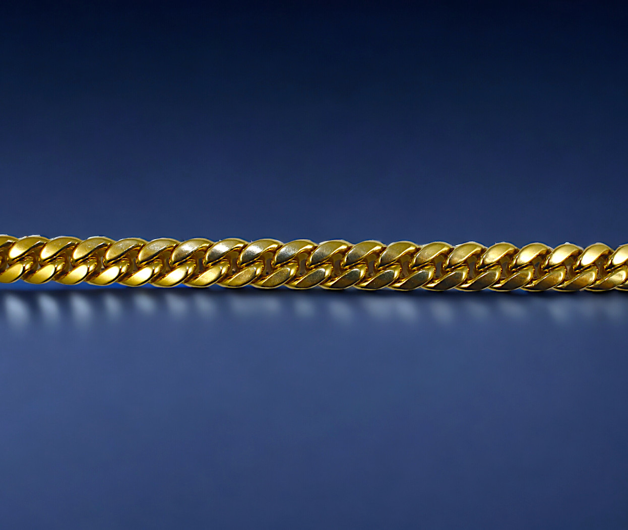 14K Yellow Gold SOLID Miami Cuban Necklace Bracelet Chain 2mm-12mm 7″-30″