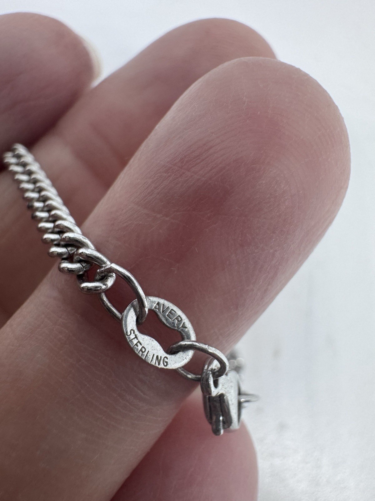 XFINE JAMES AVERY STERLING 22″ MEDIUM CURB LINK CHAIN/NECKLACE-3MM THICK-NO RES!