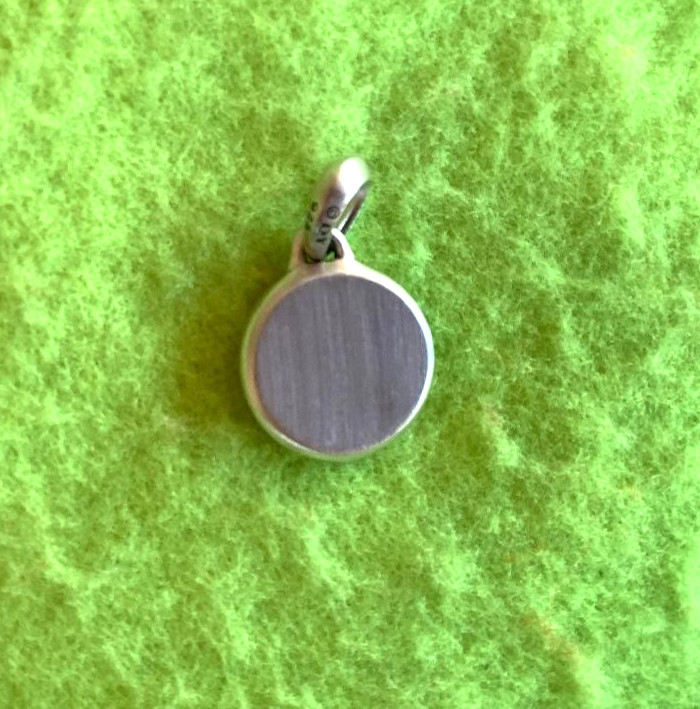 David Yurman Yin & Yang Amulet Enhancer Black Sterling Silver 925
