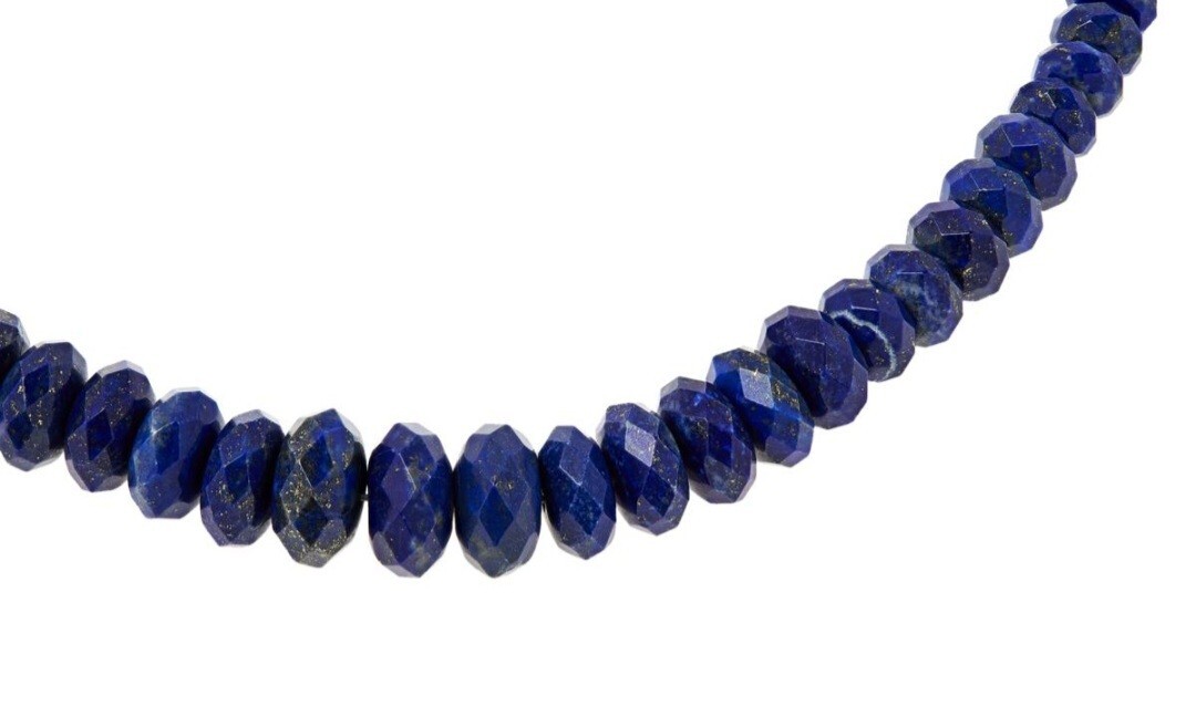Jay King Sterling Silver Lapis Graduated Bead Necklace-!8 in-NWT-Orig. $189.75
