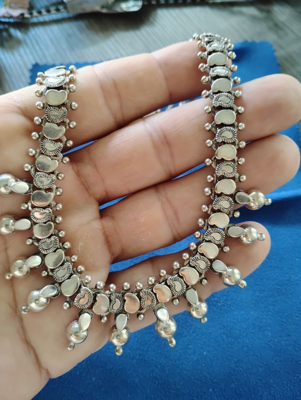 925 Sterling Silver 16 In S Hook Pattern Necklace Free Shipping
