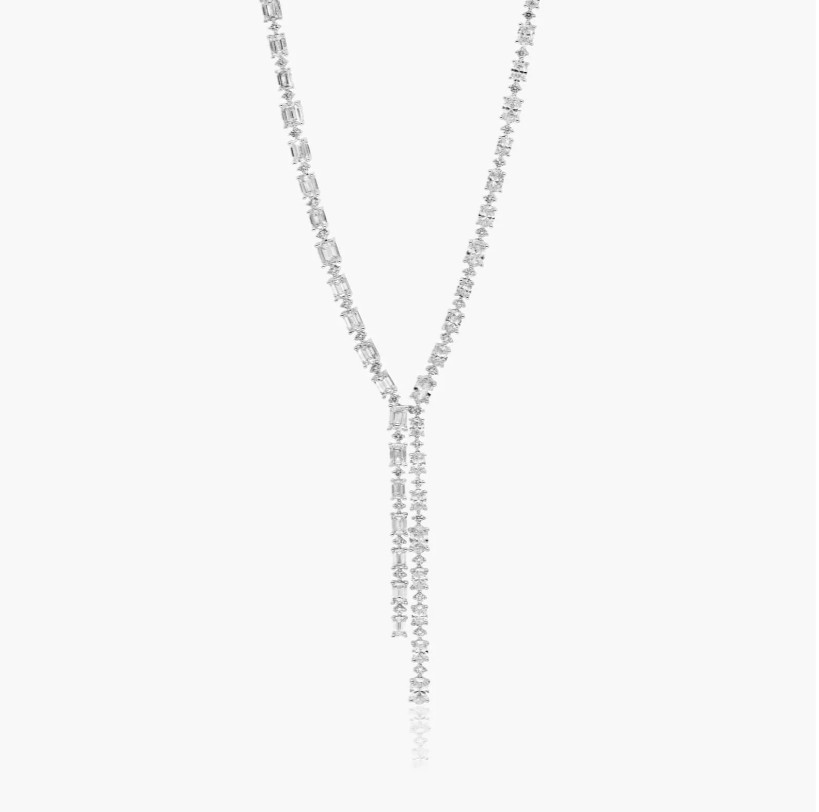 Opulent Dream Diamond Necklace in 14K Gold Vermeil over Sterling Silver