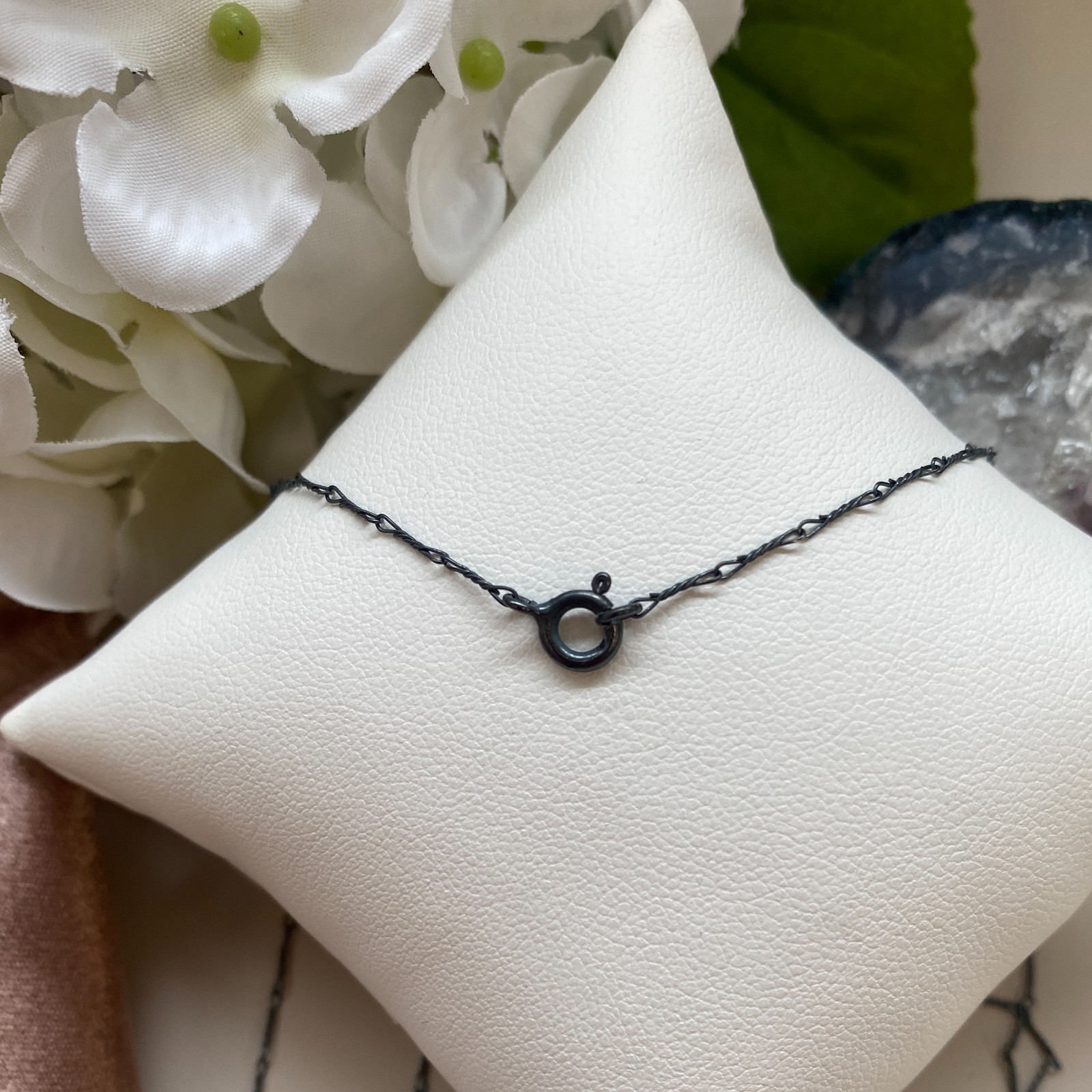Oxidized Sterling Silver Fancy Twisted Unique Chain Necklace-(16″-36″)