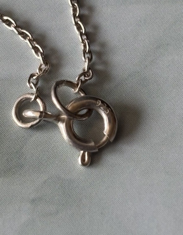 Sterling Silver 925 Necklace Chain Dainty Round Pendant Sparkle Gift Layering