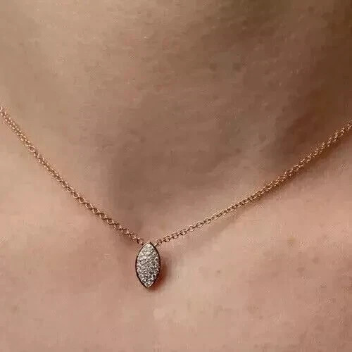 1.00Ct Round Cut 14K Yellow Gold Plated Women’s Beauty Pendant Lab Grown Diamond