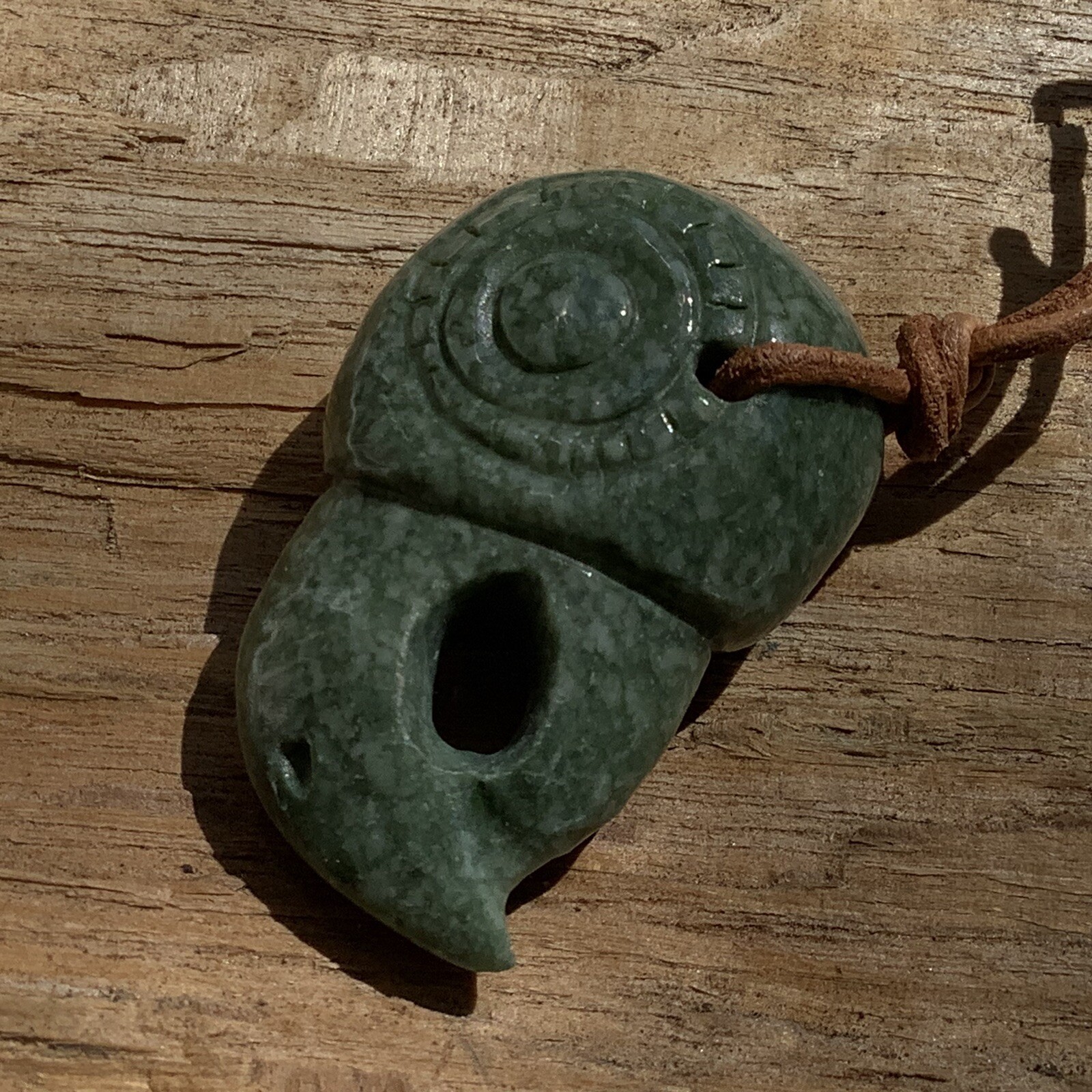 Guatemalan Jade Macaw Pendant Green Jadeite Jade Necklace Guatemala Bird #13