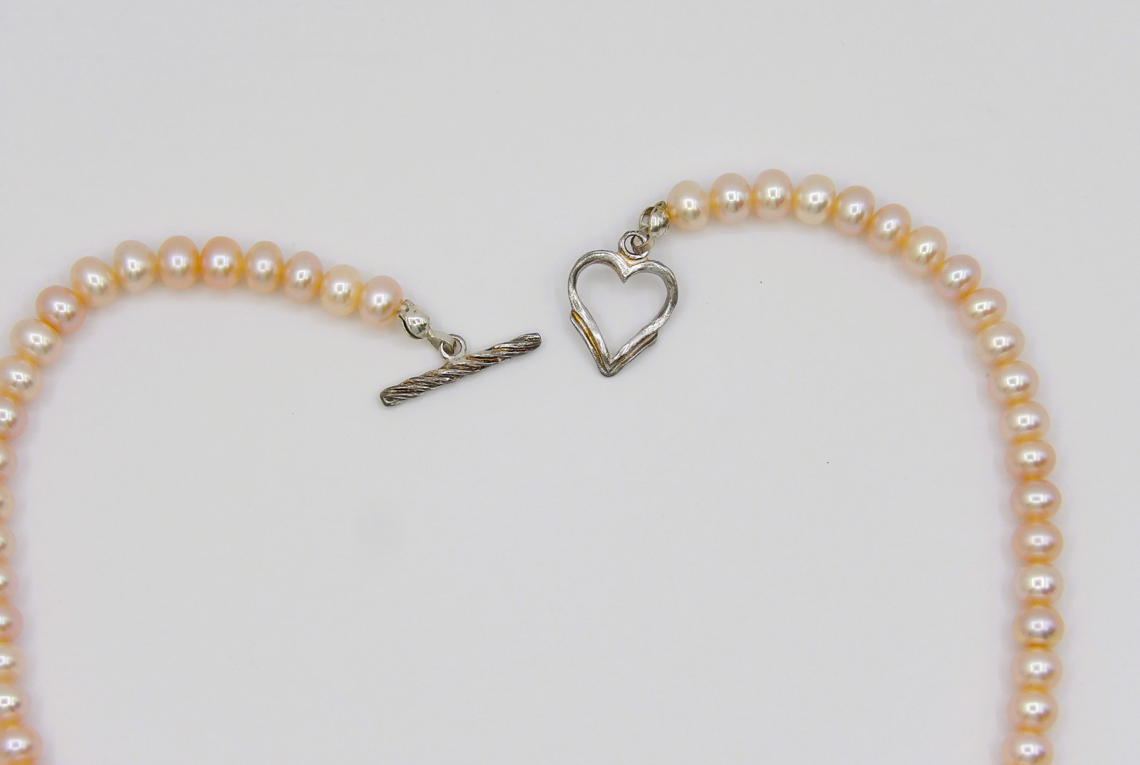 14″ inches Long Quality Button Genuine Freshwater Pearl Necklace NK893