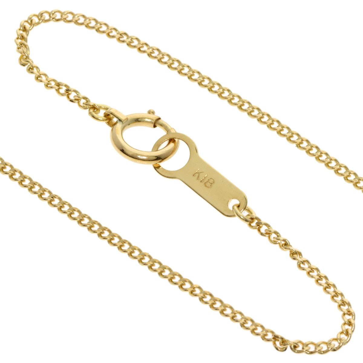 Chain 15.7″ Necklace K18 Yellow Gold 2.1g