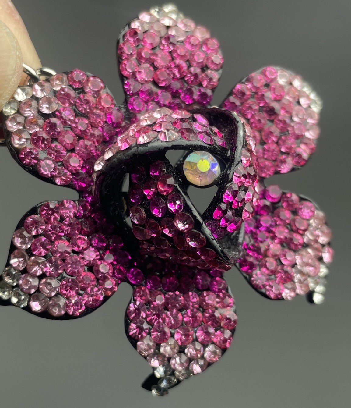🔥 Pink Flower Pink Stone Pendant Jewelry Necklace Stone