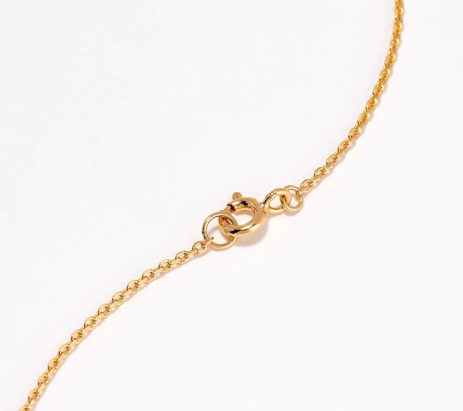 QVC Affinity Sterling Silver Diamond GRANDMA Script Necklace 14K Gold Plated