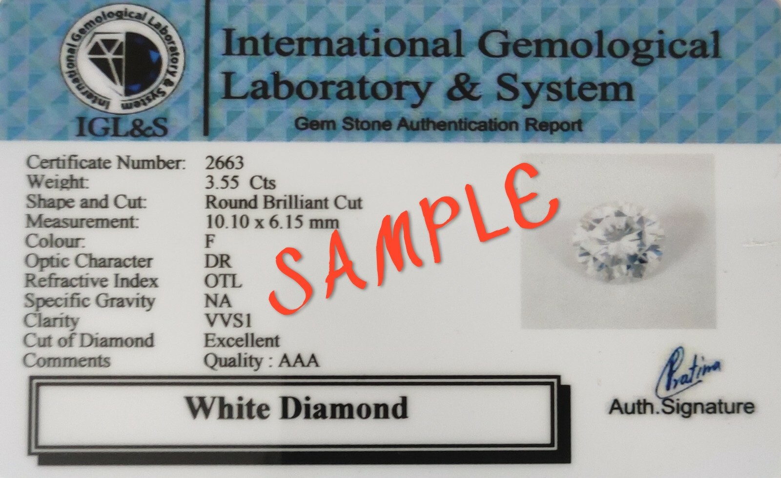 Certified 3 mm 18 Inches Off White Diamond Beads Necklace VVS1 ! Birthday Gift