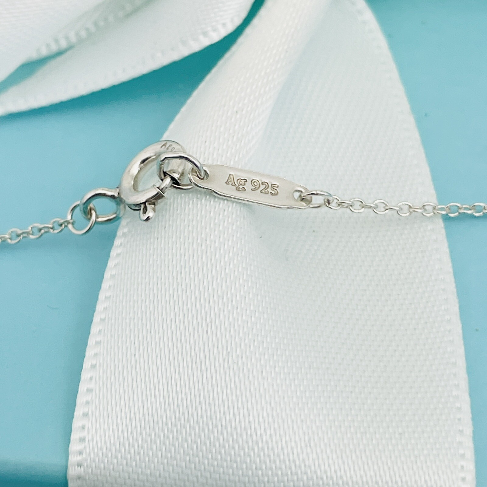 Tiffany & Co 18” Classic Chain Necklace in Sterling Silver