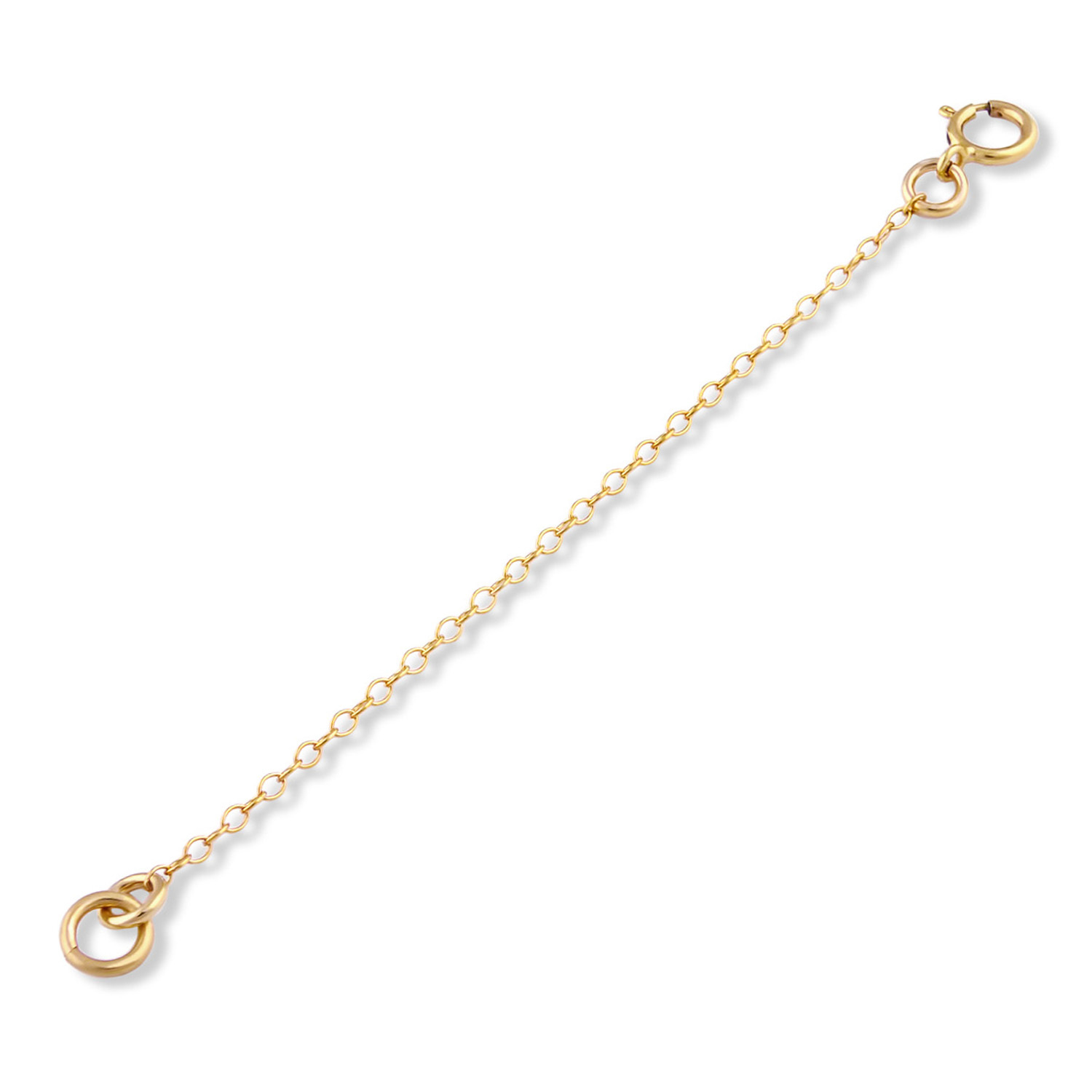 14k Gold Filled Necklace Extender Chain 1″, 2″, 3″, 4″, 5″, 6″