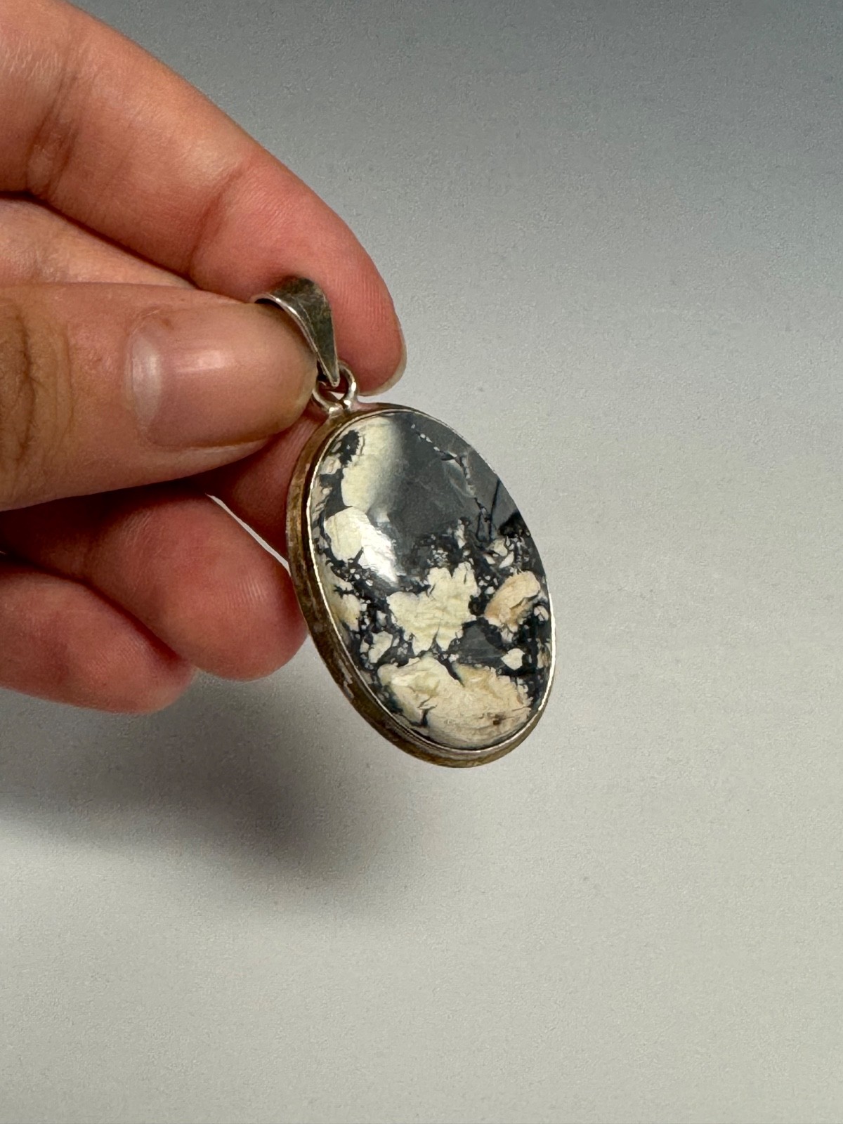 49.00 Ct Natural Jasper Quartz Oval Cab Pendant
