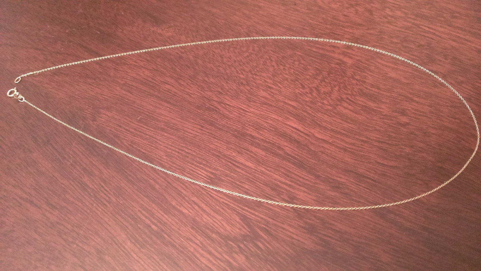 10K YELLOW GOLD DIAMOND CUT CABLE LINK NECKLACE PENDANT CHAIN 18″ LENGTH 0.6 mm