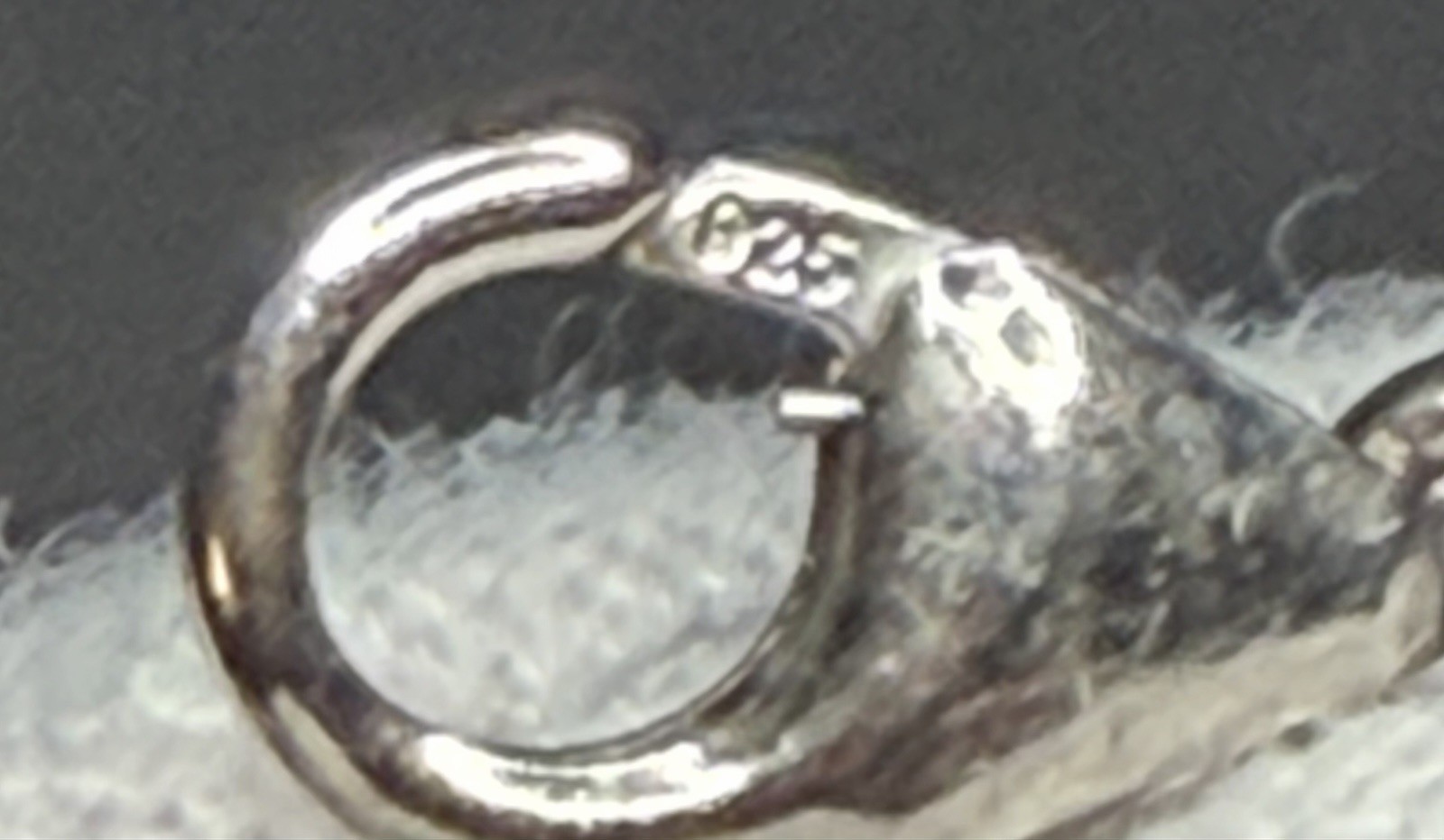 Signed AV 925 Sterling Silver Flat Disc Choker Necklace 15.5″ Adjustable Station