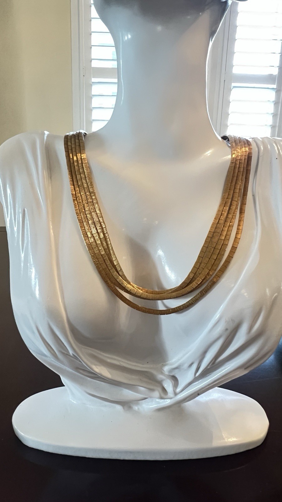 Vicenza SET Italy 18K Gold Multi Strand Necklace & Bracelet. Heavy Luxury Estate