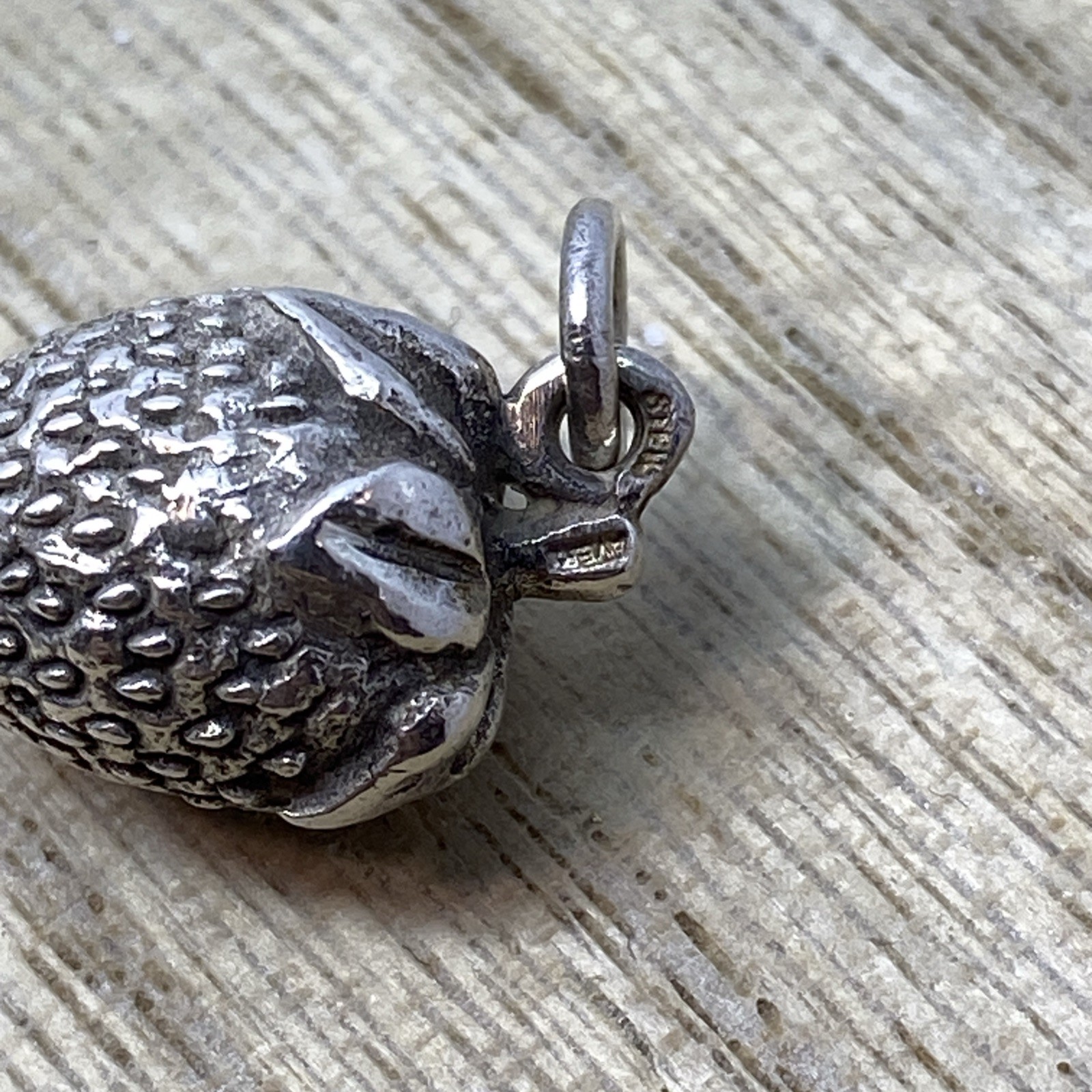 Retired James Avery SOLID Heavy Strawberry 3-D, More than 8.5 Grams RARE Piece!