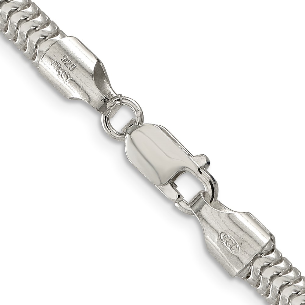 Sterling Silver 5mm Round Snake Chain Necklace 20″ Gift for Men and Women