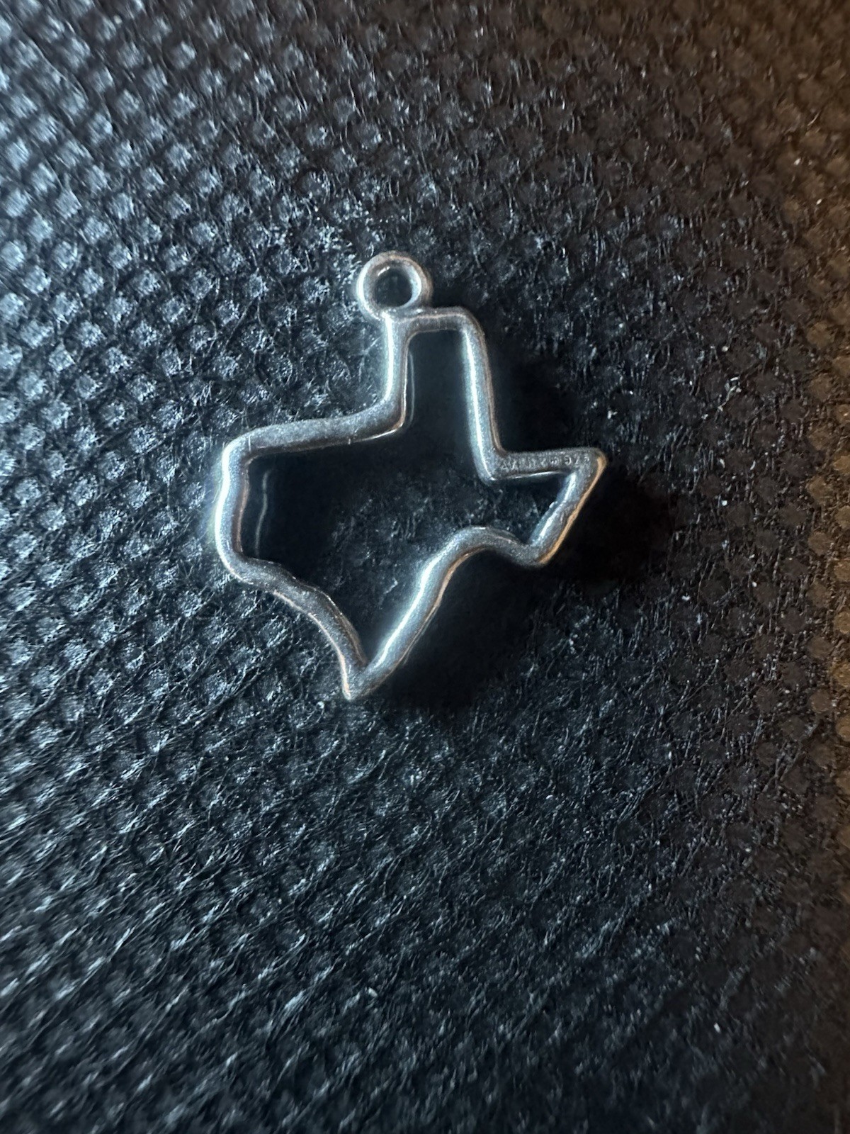 James Avery 925 Forged Texas Charm Sterling Silver Pendant
